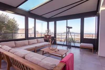 Image de Maison rénovée, vue mer exceptionnelle, 8 pers. Entre Perros-Guirec et Paimpol