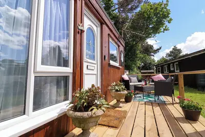 Image de Chalet Forte, pet friendly, with a garden in Aberdovey