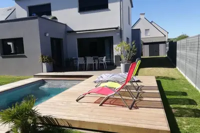 Image de Maison moderne avec piscine chauffée, à 1km de l'avenue de Gaulle à La Baule