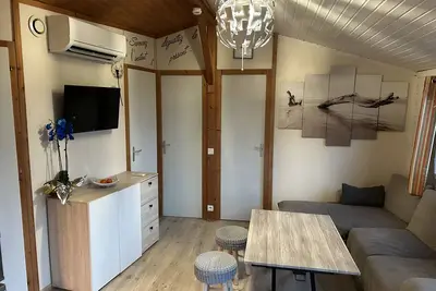 Image de Chalet 2 chambres climatisé vue mer à 5 minutes des plages du Cap d'Agde