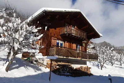 Image de Nid savoyard avec vue Mont-Blanc