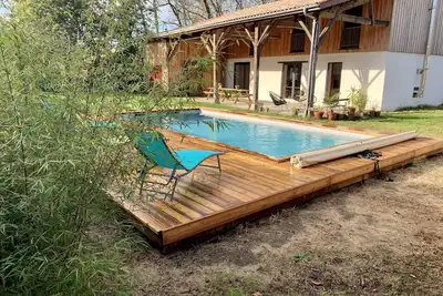 Image de Gîte de la Bleauaude, classé 3* avec piscine à 20 minutes du Bassin d'Arcachon