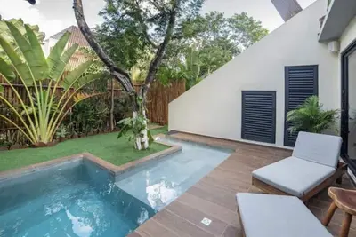 Image de New villa 4bdr Private pool & Hot Tub Tulum Veleta 12 people