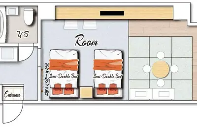 Image de Deluxe room with tatami space 2 semidouble beds / Miyazaki Miyazaki