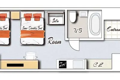 Image de Standard Room 2 semidouble beds nonsmoking ro / Miyazaki Miyazaki
