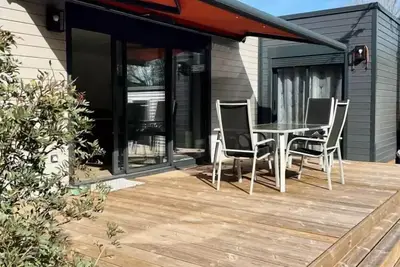 Image de Confortable Ecolodge (Df23) 2ch - Clim - Wifi - Piscine/Jacuzzi 4 personnes