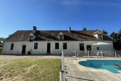 Image de Maison de vacances familiale avec piscine et cheminée - Perche - 10 personnes
