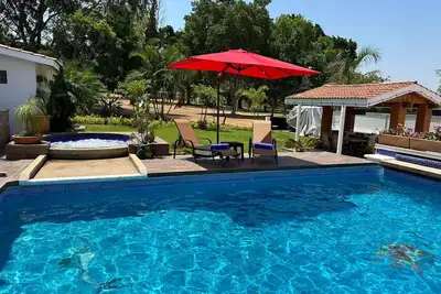 Image de Casa de lujo con aire acondicionado y spa