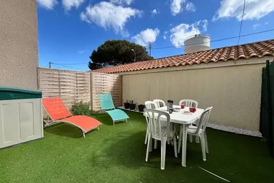 Image de Appartement rdc jardin proche plage