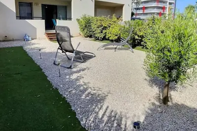 Appartement avec un jardin et parking privé