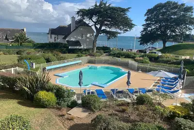 Les Mouettes Marines - Appt vue mer à 50 mètres de la plage