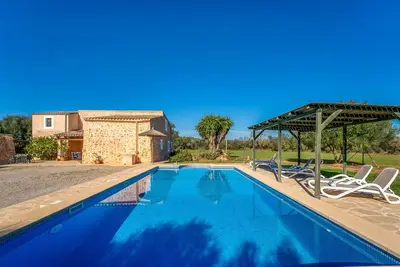 Image de Finca rustique à Majorque Can Xim avec piscine