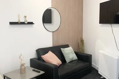 Image de Cosy and classy 1 bed in Salford Quays and short walk to Media City