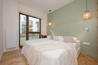 Image de Lux Pastel Oasis Family Apartment with Parking & Gym by Renters Prestige