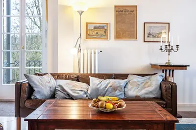 Image de Appartement 'Wohnung Burggarten' avec vue de rĂŞve et terrasse