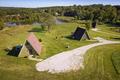 Image de 3 A-Frame Cabins w/ Hot Tubs Near Wine Trail