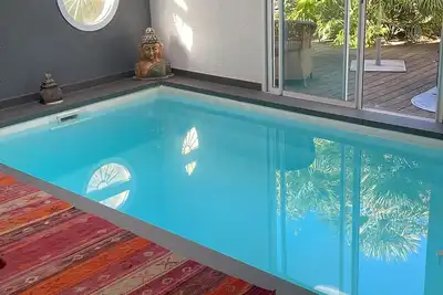 Image de La Villa Suédoise / The Swedish Villa Pool intérieur - Grande terrasse