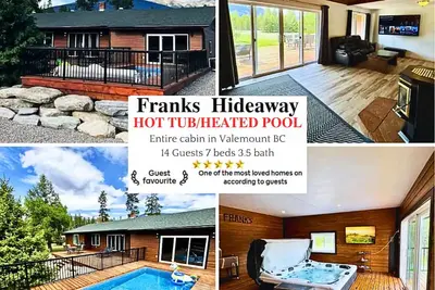 Image de Large mountain home with heated pool and hot tub. Family getaway in Valemount