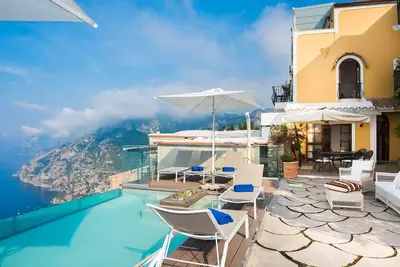 Image de Private villa with heated pool and sea views near Positano
