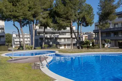 Image de Bel appartement pour 4 personnes avec climatisation, Wifi, piscine, Tv et terrasse