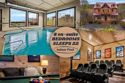 Image de 8 Bedroom ~Mtn View~ Sleeps 22 ~ Private Pool!