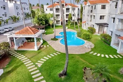 Image de Central, patio, Bbq, pool, 2bd/2ba Los Corales/Punta Cana 7 min walk to beach