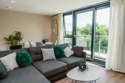 Image de Exécutif-Salle de bain et douche-Duplex-Apartment-Vue sur Parc