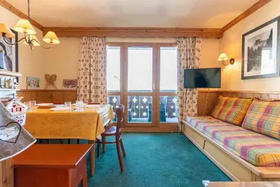 Image de À 240m des pistes de ski, 2ème étage, balcon, télévision, casier à ski, 48m², Valmorel