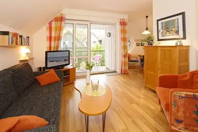 Image de Traumhafte Ferienwohnung 50 m von der SeebrĂĽcke in Koserow, mit Wlan und Balkon - Seeblick Anlage
