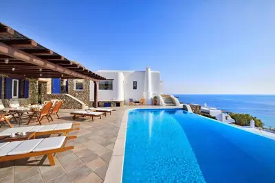 Image de Mykonian Dianthus -Two Bedroom Villa - Beach Front\n