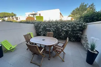 Image de Studio avec loggia et jardin, piscine et tennis, 500m de la mer - Argelès-sur-Mer