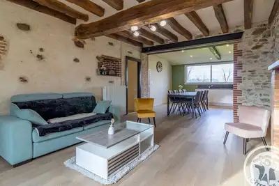 Image de Gîte de charme avec terrasse, près de Nantes, campagne des Mauges, idéal pour familles et pêcheurs