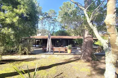 Image de Villa lumineuse avec grand jardin, au calme, proche plages et commerces au cœur de Petit-Piquey