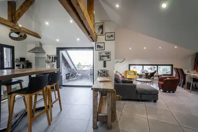 Image de Lac et montagne, charmant appartement idéalement placé!