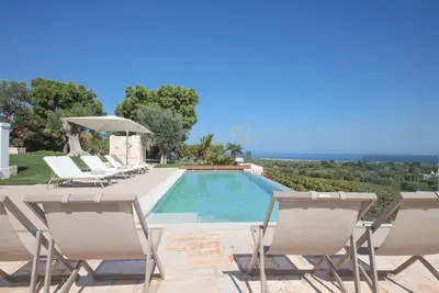 Td Casale Donna Madia Sea View Pool Over Vineyard