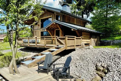Image de Chalet -  jaccuzi - sauna - étang privée - 5 personnes La cabane à sucre