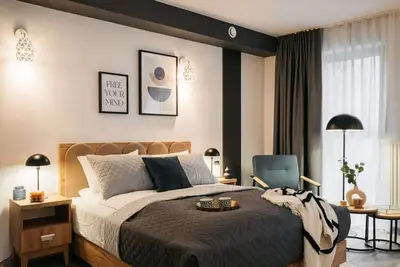 Image de Orso Studio with king size bed and sofa