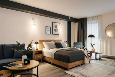 Image de Orso Studio with king size bed and sofa