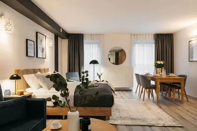 Image de Orso City Studio with king size bed and sofa