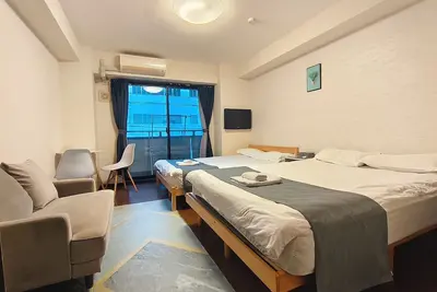 Image de Cozy 1-bedroom apartment with Ac and WiFi in enjoyable Osaka