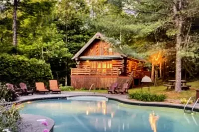 Image de Maison en bois rond chic écologique à Knowlton à 1h de Montréal