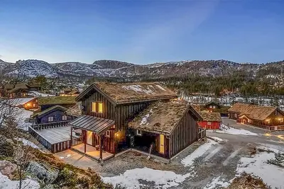 Image de Belle maison à Rysstad avec cuisine