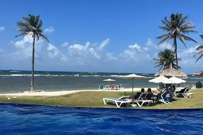 Image de Caribbean luxury with direct ocean, palms & white sand views in Playa Escondida!