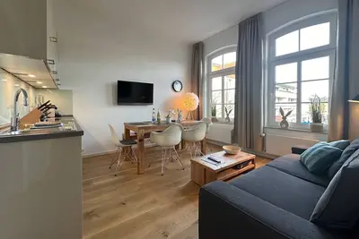 Image de Entdecken Sie die Ferienwohnung 4 im Historischen Ferienhaus Georg6 auf der Wund