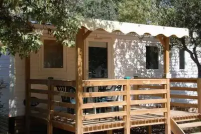 Image de ZEcamping 3 étoiles piscine chauffée locatif clim 32m2