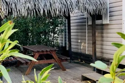 Image de ZEcamping 3* piscine chauffée chiens acceptés mobil-home Tv clim 27m2