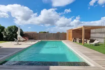 Image de Villa Haut Standing Lecci 8 chb 8 sdb Piscine Jacuzzi