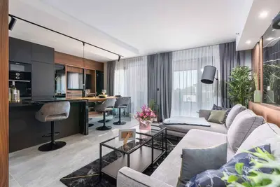 Image de Appartement de vacances avec air conditionné et vue sur la mer