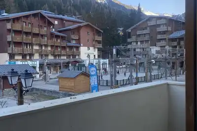 In the heart of Valfrejus! Steps away from the Gondola, private ski locker.