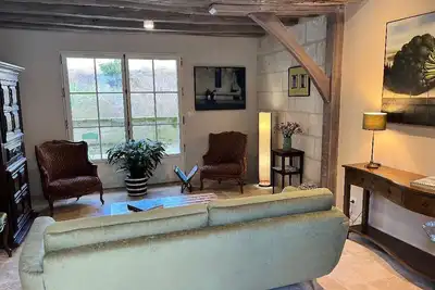 Elegant town house in one of France \"most beautiful village\".